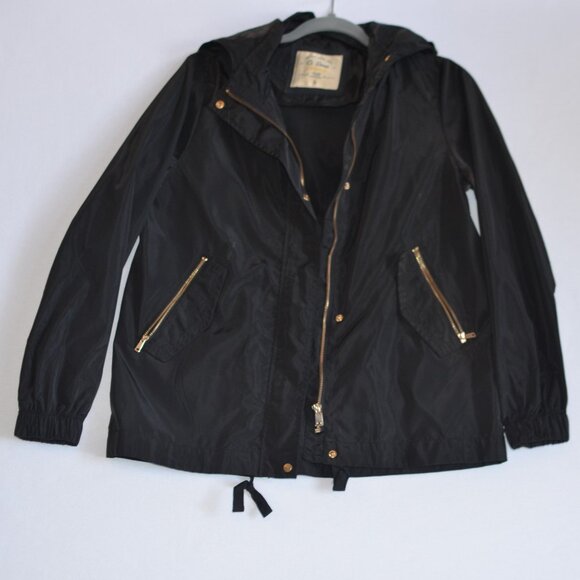 CI SONO Black Windbreaker Jacket Women's Size Small - Picture 1 of 3